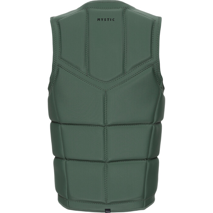 2024 Mystic Mens Star Front Zip Wake Impact Vest 35005.240245 - Dark Olive